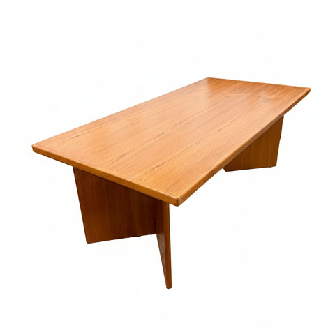 Large Refinished Teak Table