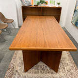 Large Refinished Teak Table
