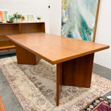 Large Refinished Teak Table