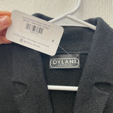 90s DYLANI Black Knit Blazer Sweater- M/L