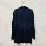 90s DYLANI Black Knit Blazer Sweater- M/L
