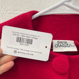 60s DAVID CHARLES Red Crop Blazer- XS