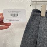 60s Grey Wool Pleated Skirt- 27”