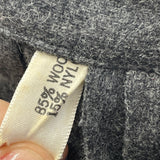 60s Grey Wool Pleated Skirt- 27”