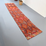 Orange Turkish Runner 2'6x11'6