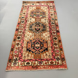 Vintage Persian Rug Hot Pink - 6'7x3'4