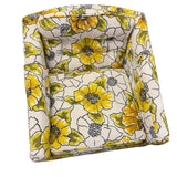Pair of Vintage Yellow/Green Floral Chairs