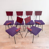 Purple Heart Wrought Iron Dining Set