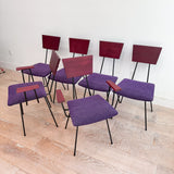 Purple Heart Wrought Iron Dining Set