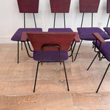 Purple Heart Wrought Iron Dining Set