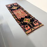 Vintage Persian Runner Blue/Pink - 9'6x3'