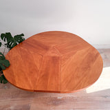 Danish Cherry Sliding Expandable Table with Pop Out Leaves by Skovby