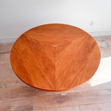 Danish Cherry Sliding Expandable Table with Pop Out Leaves by Skovby