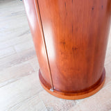 Danish Cherry Sliding Expandable Table with Pop Out Leaves by Skovby