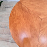Danish Cherry Sliding Expandable Table with Pop Out Leaves by Skovby