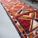 12.8’ x 2.8’ Burgundy VTG Turkish Rug