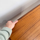 Danish Teak/Walnut Desk with Finished Back