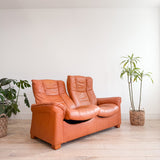 Ekornes Loveseat + 2 Ottomans