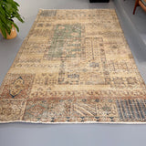 Turkish Rug -Grey/Beige/Blue 6’4x9’11