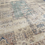 Turkish Rug -Grey/Beige/Blue 6’4x9’11