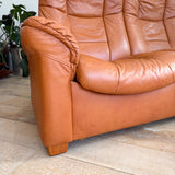 Ekornes Loveseat + 2 Ottomans