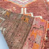 Turkish Runner - Maroon/Orange 3’4x10’2