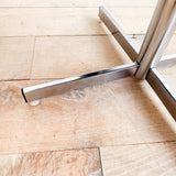 Pair of Vintage Black Swivel Chairs