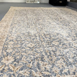 Turkish Rug - Beige/Blue - 6’8x9’8