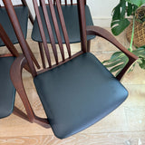 Set of 8 Teak Anders Jensen Dining Chairs - New Leather