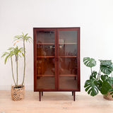 Mid Century Danish Teak Curio (A)