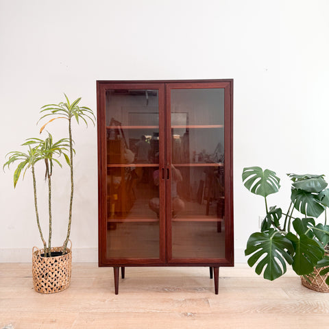 Mid Century Danish Teak Curio (A)