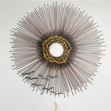 Large Metal Sunburst w/ Birds