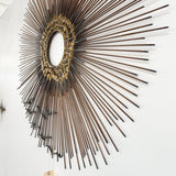 Large Metal Sunburst w/ Birds