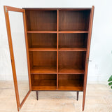 Mid Century Danish Teak Curio (A)