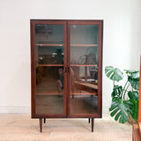 Mid Century Danish Teak Curio (B)
