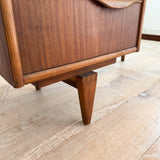 Mid Century Walnut Desk by Stanley