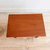 Mid Century Petite Teak End Table
