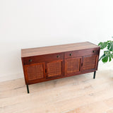 Founders Walnut Buffet w/ Cane Front Doors