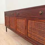 Founders Walnut Buffet w/ Cane Front Doors