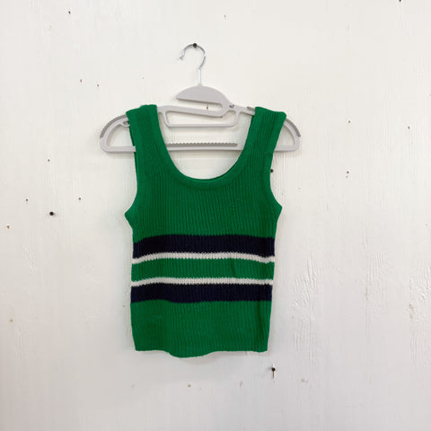 Green & Blue Knit Tank M