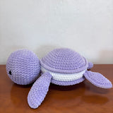 Large Purple Macaroon Turtle