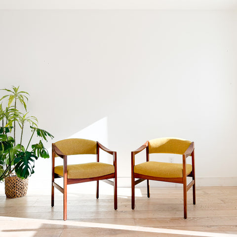 Pair of Quinn Occasional Chairs by Edward Wormley