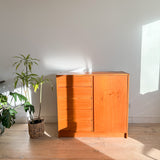 Danish Teak Armoire on Plinth Base