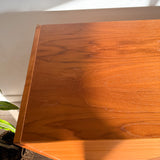 Danish Teak Armoire on Plinth Base