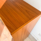 Danish Teak Armoire on Plinth Base