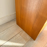 Danish Teak Armoire on Plinth Base