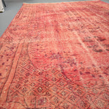 Turkish Rug - Bright Pink 9'x5.5'