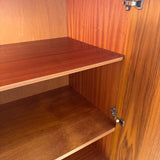 Danish Teak Armoire on Plinth Base