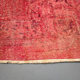 Turkish Rug - Bright Pink 9'x5.5'