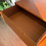 Danish Teak Armoire on Plinth Base